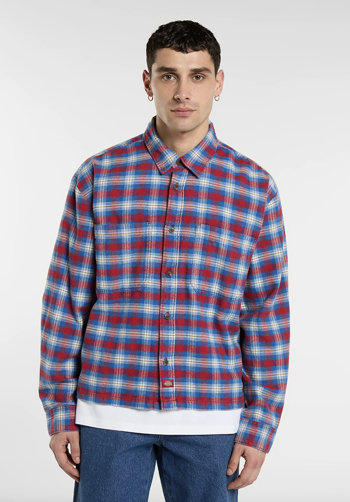 Camisa de Manga Larga Dickies Jerome Cropped - Deep Claret