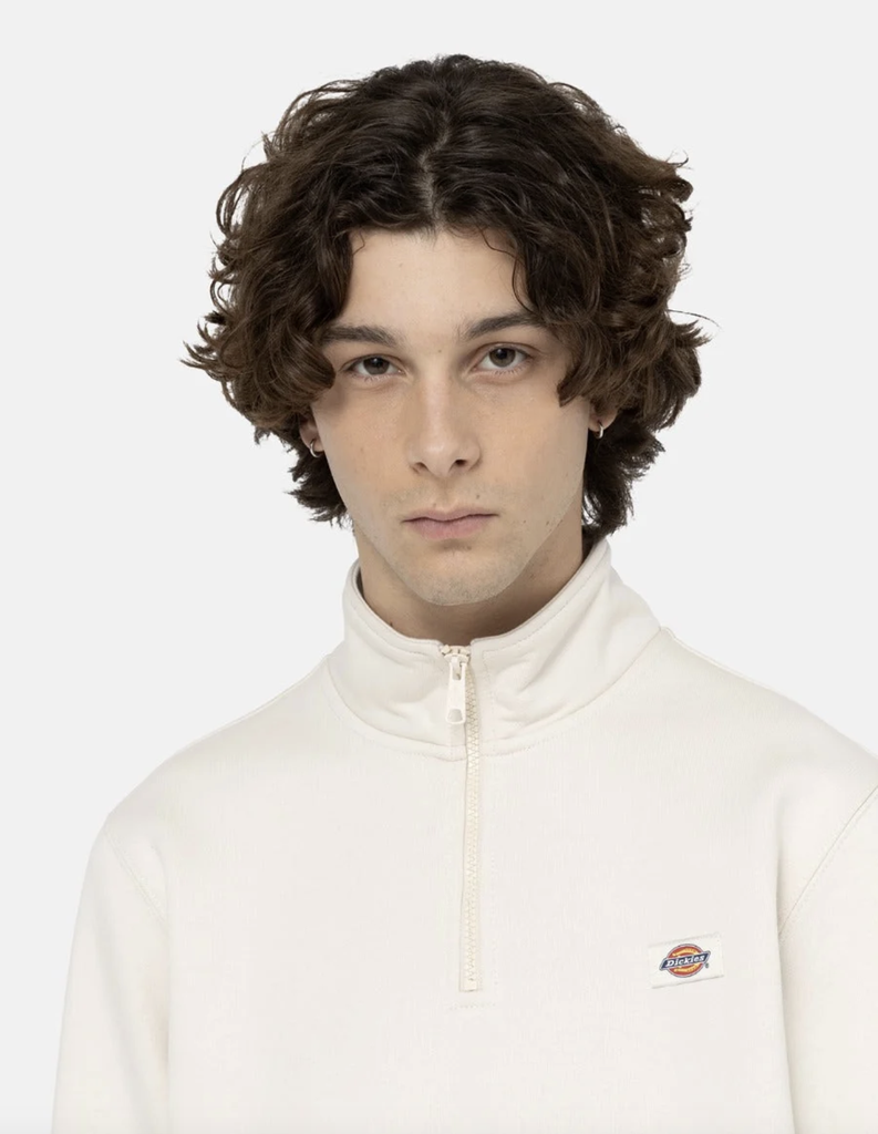 Sudadera con Media Cremallera Dickies Oakport - Whitecap Gray