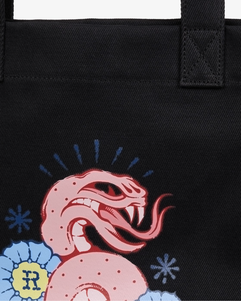 Bolso Tote Rvca Dalas Snake - Pirate Black