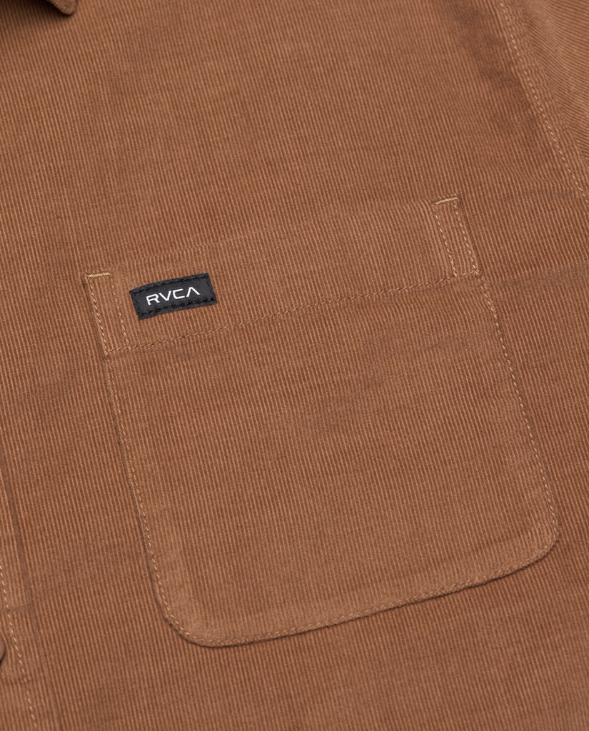 Camisa Rvca Freeman Cord - Bombay Brown