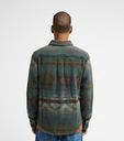 Camisa Rvca Dayshift Blanket Flannel - Hunter Green