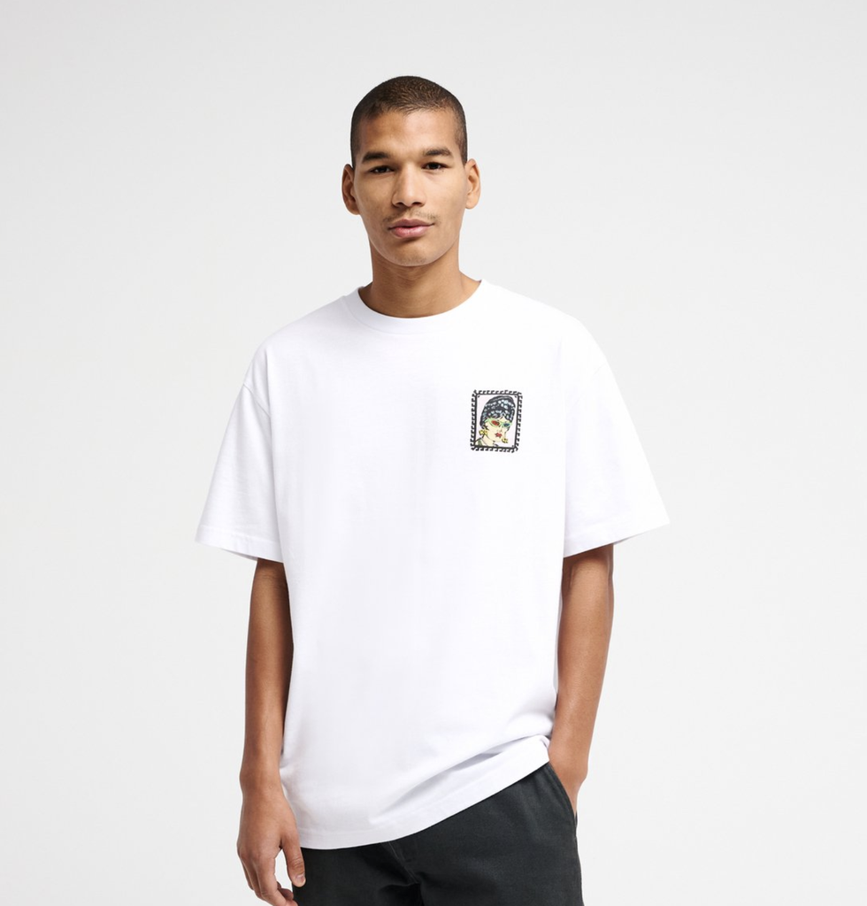 Camiseta Rvca Barba Bangles - White