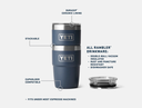 Vaso Apilable Yeti Rambler 8 oz (236 ml) - Tahini