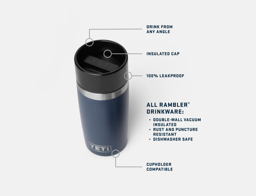 Vaso Hermético Yeti Rambler 12 oz (355 ml) - Riverhead Green