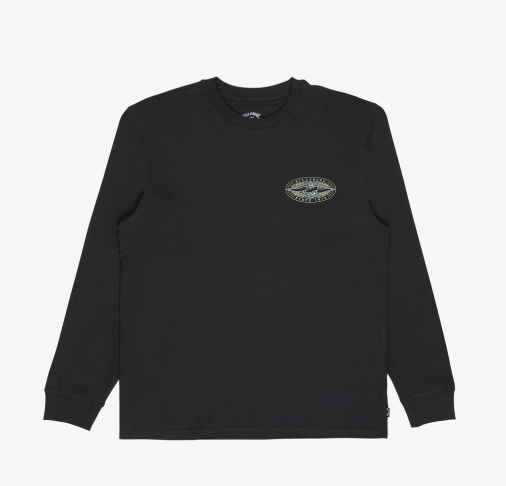 Camiseta de Manga Larga Billabong Diamon Vision - Washed Black