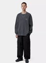 Pantalón Cargo Carhartt Kade - Black, Stone washed