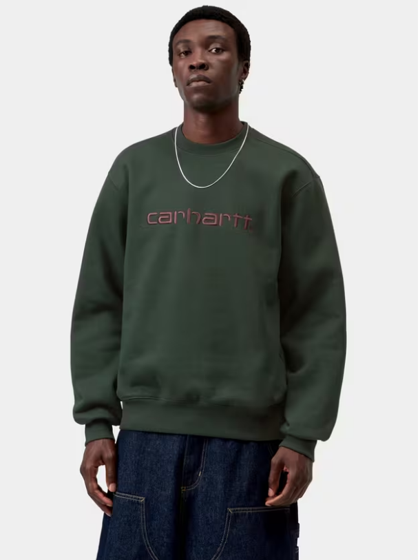 Sudadera Carhartt Sweatshirt - Dark Scarab / Palisander