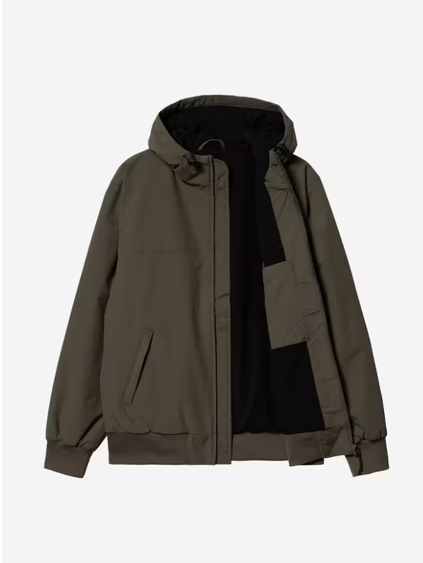 Chaqueta cortavientos Carhartt Hooded Sail Jacket - Cypress/Black