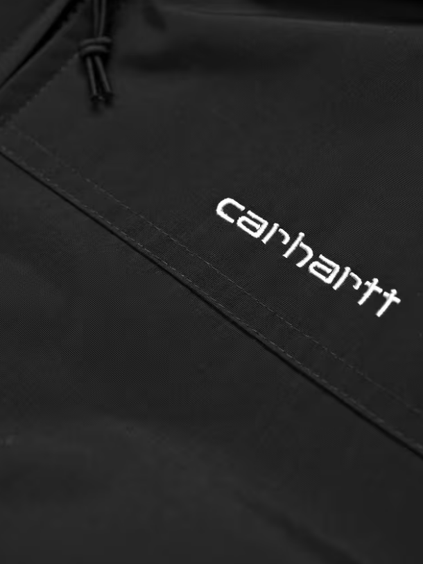 Chaqueta cortavientos Carhartt Hooded sail jacket - Black/White
