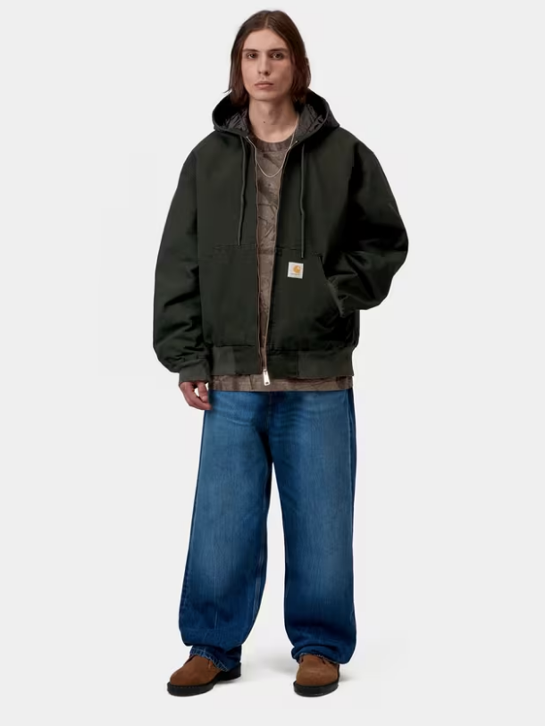 Chaqueta Carhartt WIP OG Active - Raven, Stone Canvas