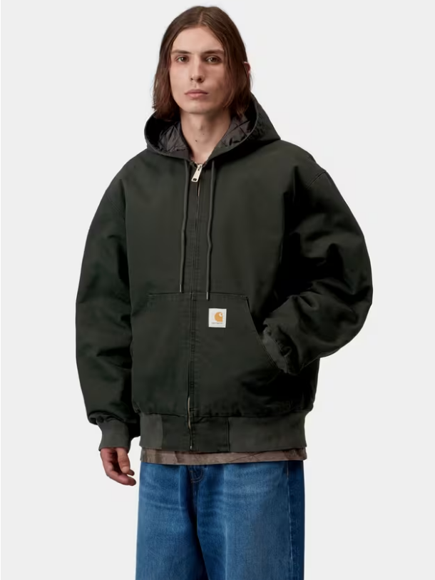 Chaqueta Carhartt WIP OG Active - Raven, Stone Canvas