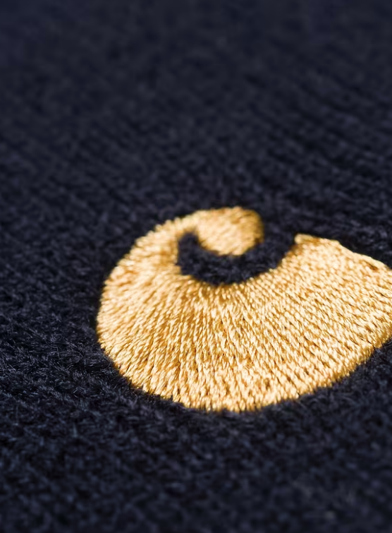Gorro De Invierno Carhartt WIP Chase - Dark Navy/Gold