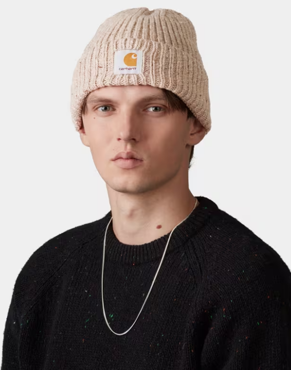 Gorro De Invierno Carhartt WIP Anglistic -Speckled Fleur de Sel