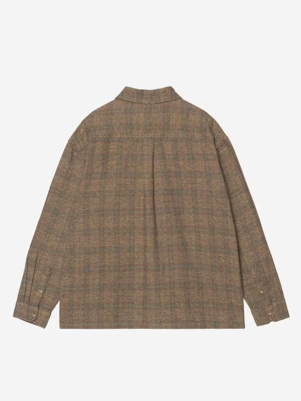Camisa Carhartt WIP Bagley L/S - Bagley Check, Hamilton Brown