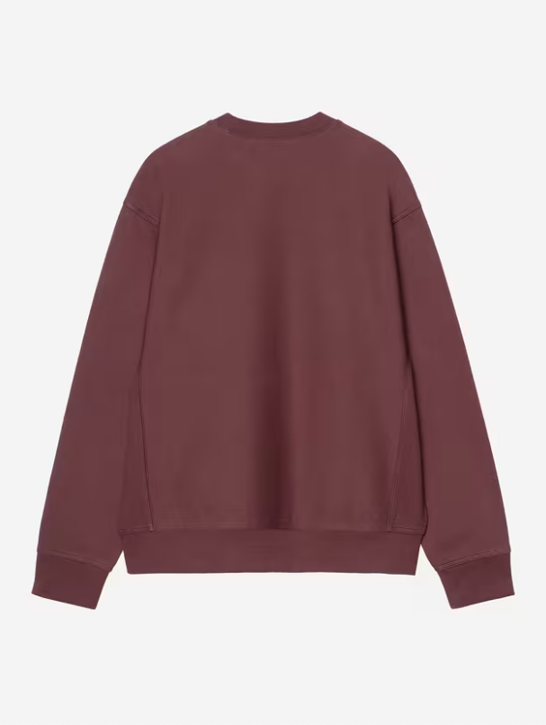 Sudadera Sin Capucha Carhartt WIP American Script - Amarone