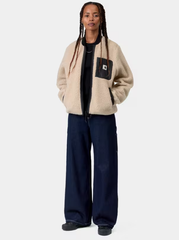 Chaqueta Polar Carhartt WIP Janet Liner - Fleur De Sel / Black