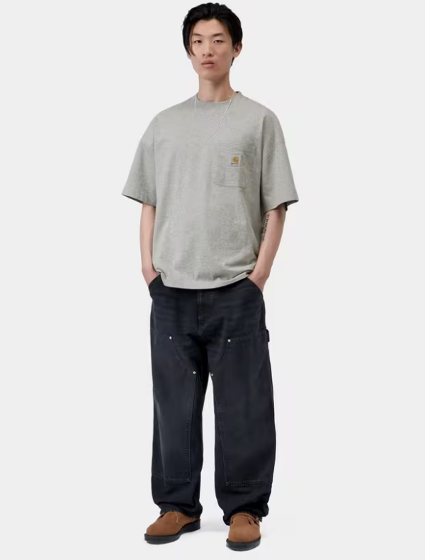 Camiseta Carhartt WIP S/S Work Pocket - Grey Heather