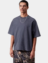 Camiseta Carhartt WIP S/S Lambert - Dark Navy, Moon Wash