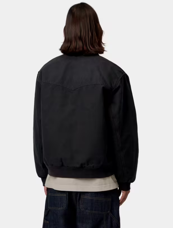 Chaqueta Carhartt WIP OG Santa Fe - Black / Black, Stone Canvas