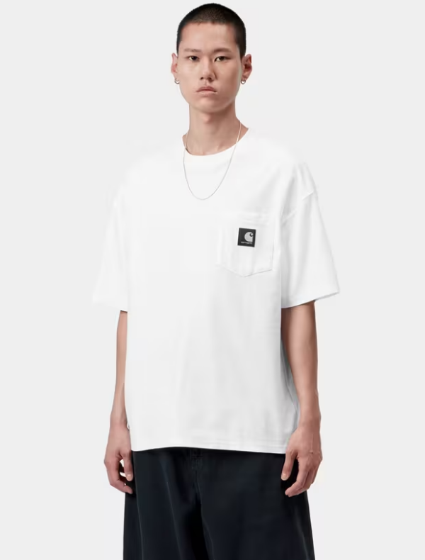 Camiseta Carhartt WIP S/S OG Loose Pocket - White