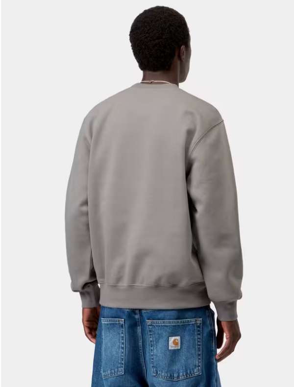 Sudadera Sin Capucha Carhartt WIP - Shady Grey / Dark Navy