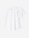 Camiseta Carhartt WIP Standard Crew - White + White (Pack de 2)
