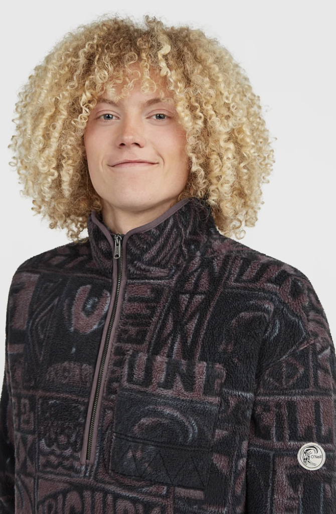 Sudadera Polar Half-Zip Fleece O'neill - Purple Stamps
