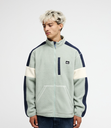 Polar Quiksilver con Cremallera Clean Coast Block - Green Iceberg