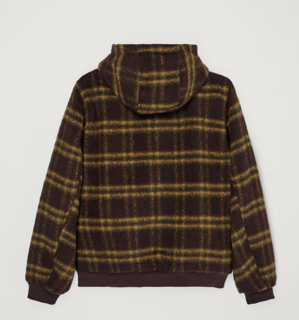 Sudadera con Cremallera Element Fuzz Dulcey - Brushed Plaid Mole