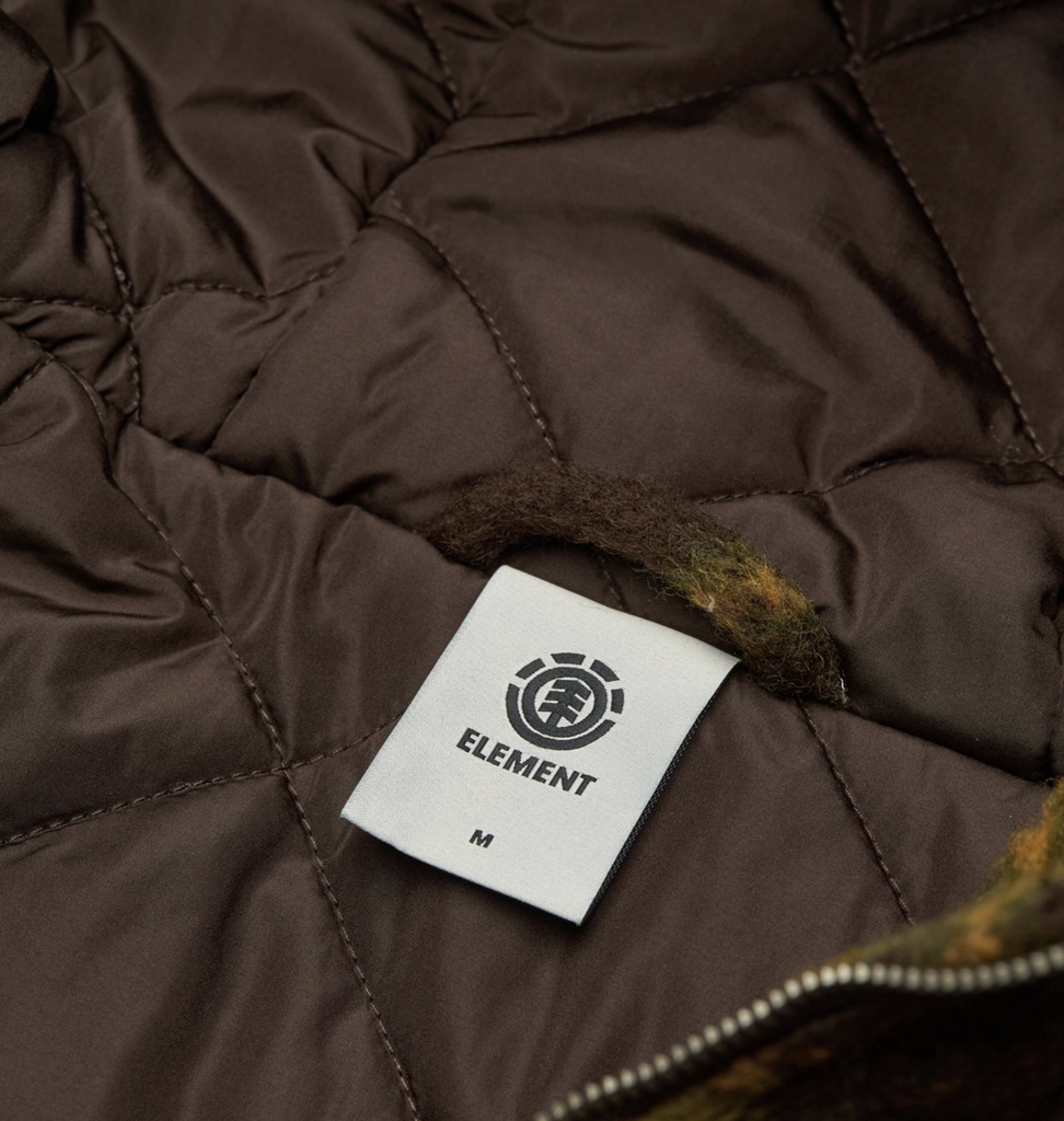 Sudadera con Cremallera Element Fuzz Dulcey - Brushed Plaid Mole
