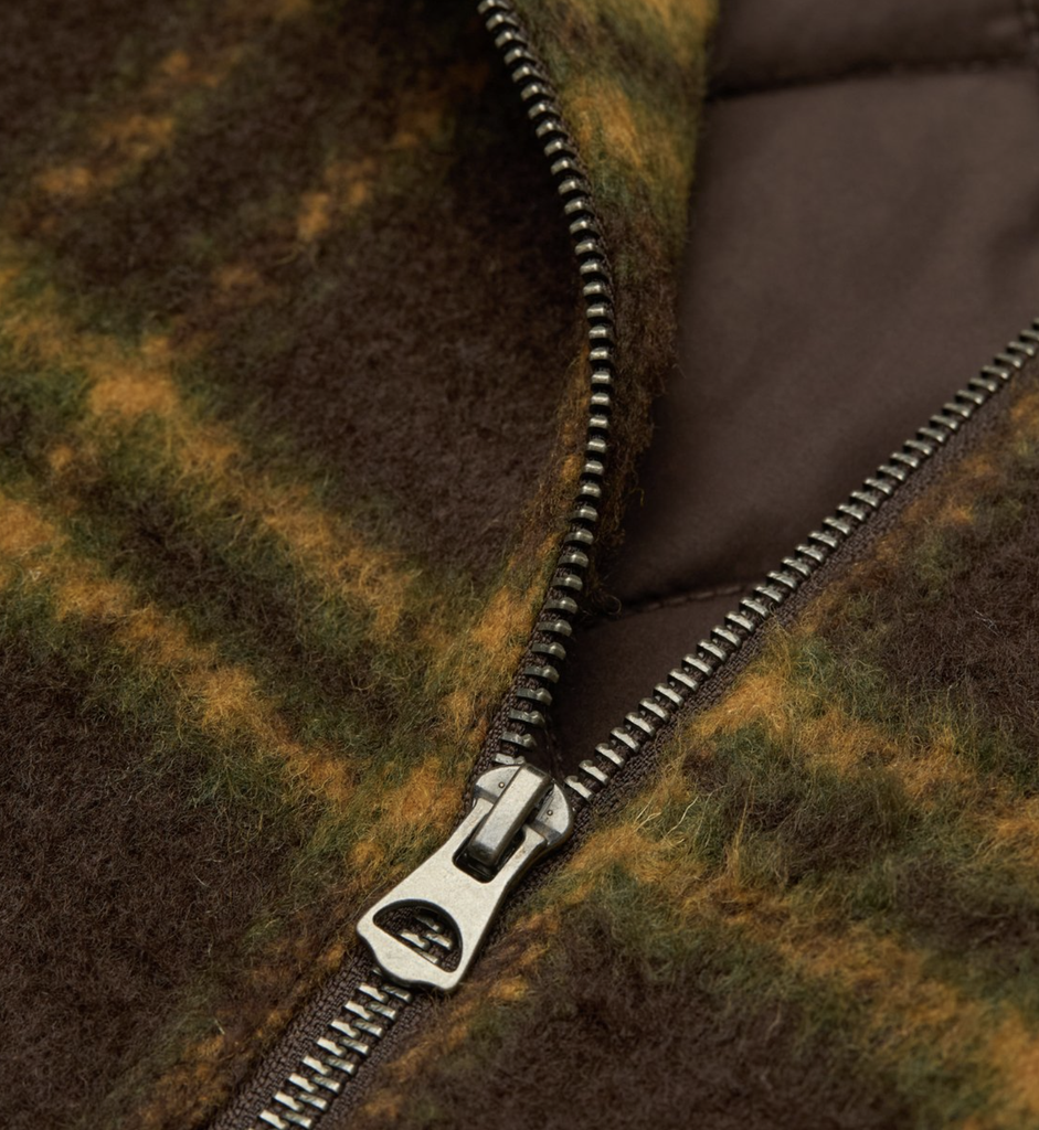 Sudadera con Cremallera Element Fuzz Dulcey - Brushed Plaid Mole