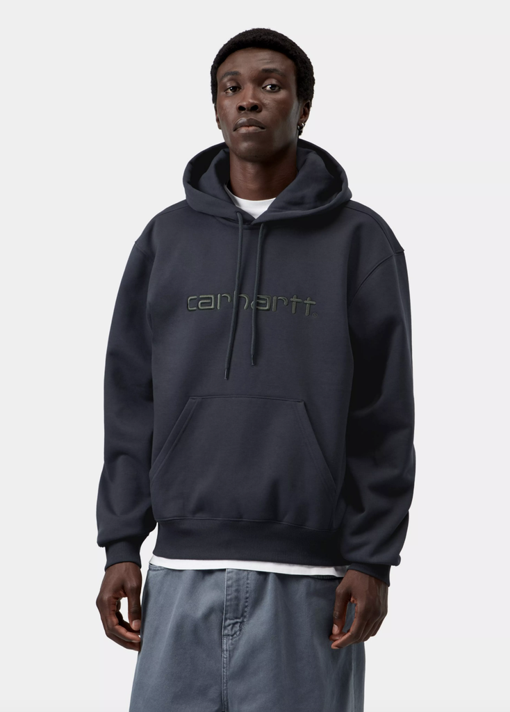 Sudadera Con Capucha Carhartt Wip Sweat - Dark Navy / Dark Scarab