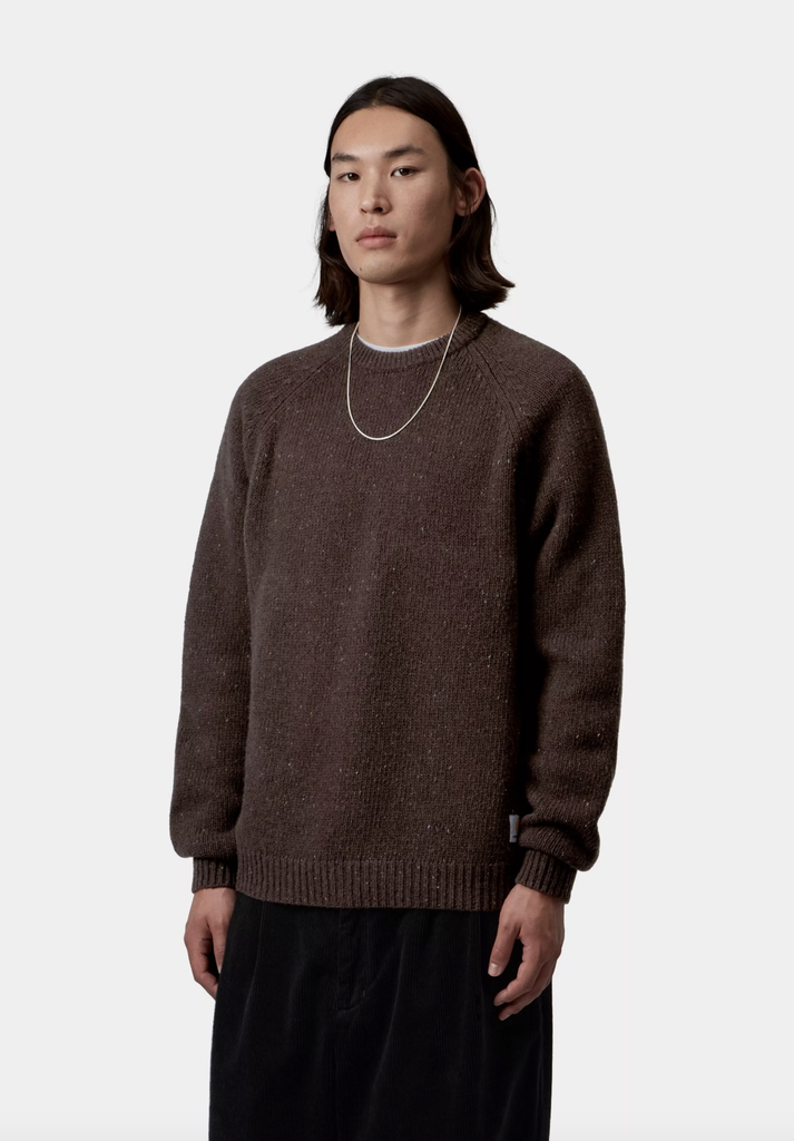 Jersey Carhartt Wip Anglistic - Speckled Tobacco