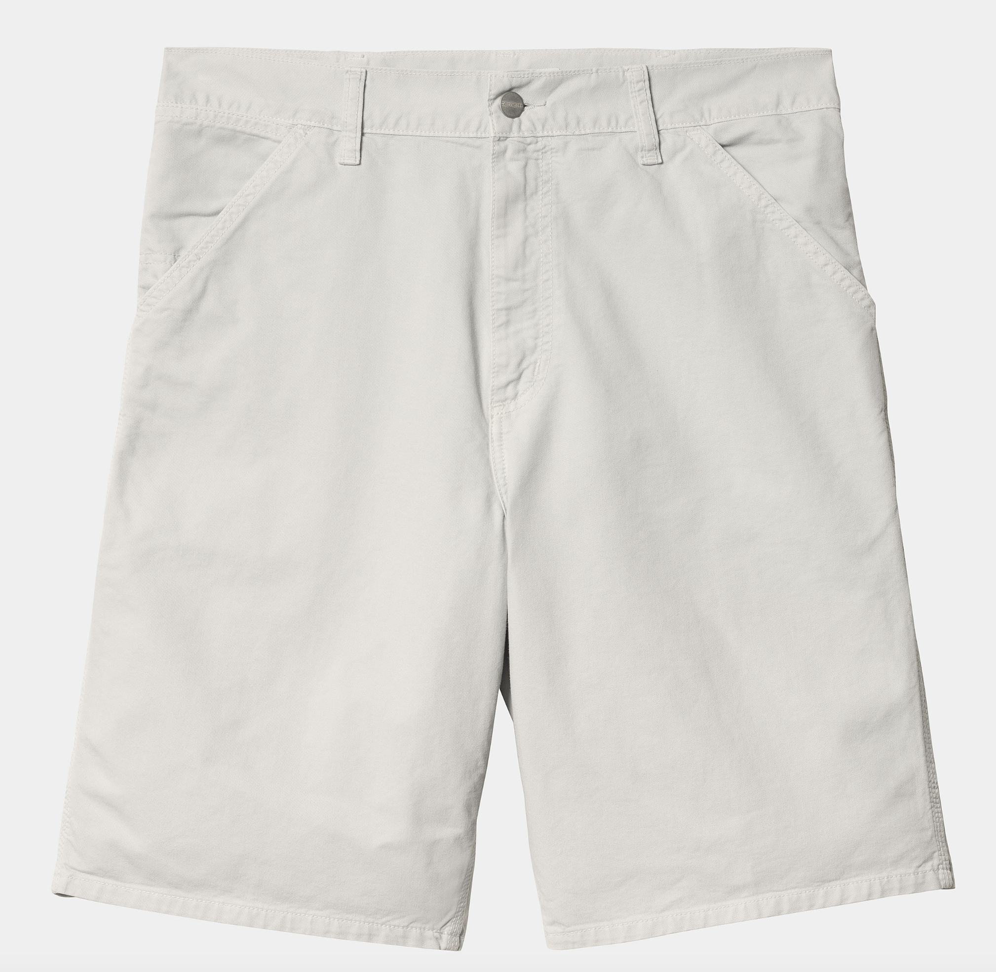 Pantalón Corto Carhartt WIP Single Knee - Sonic Silver (Garment Dyed)