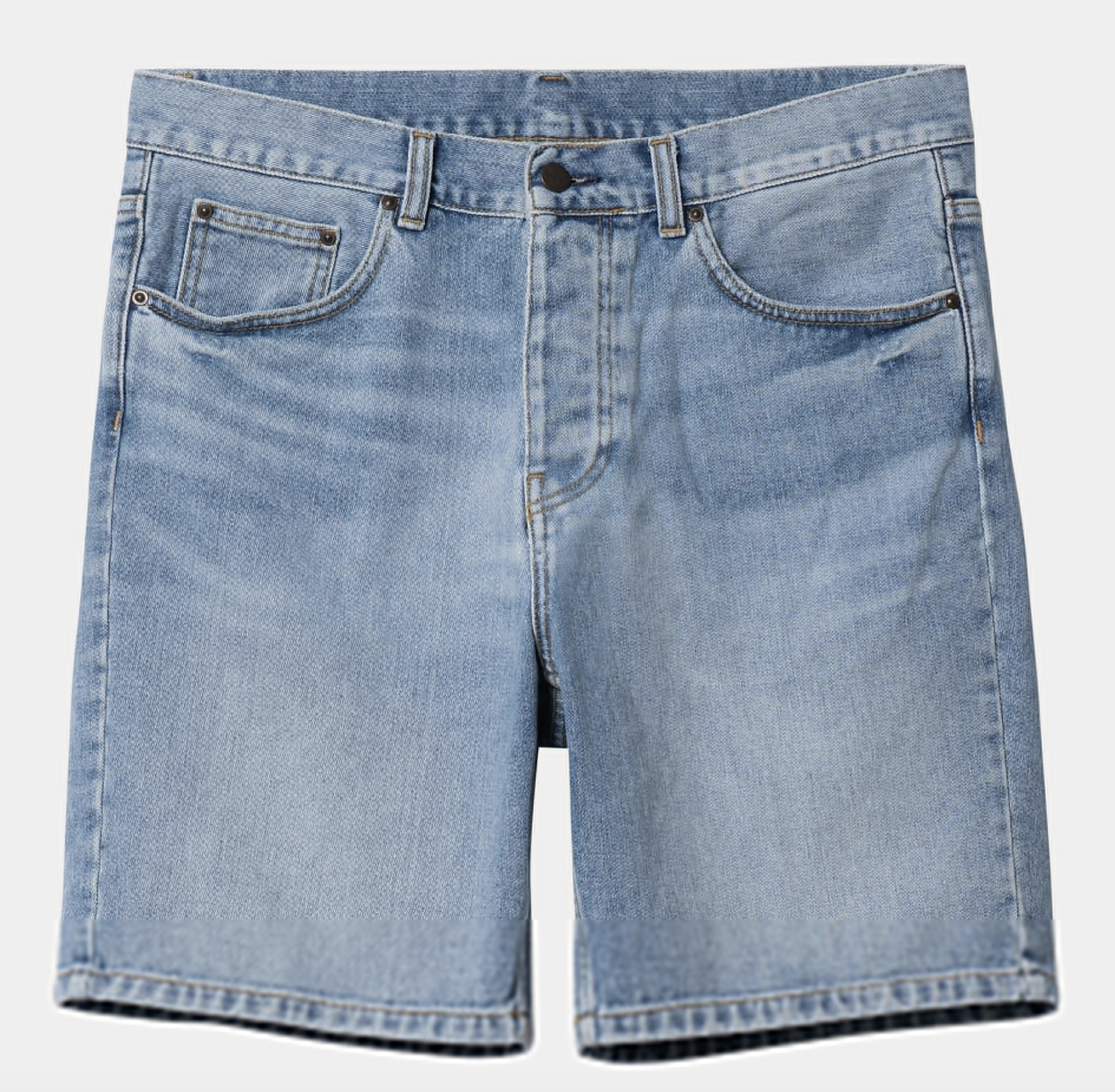 Pantalón Corto Carhartt WIP Newel - Blue (Light Used Wash)