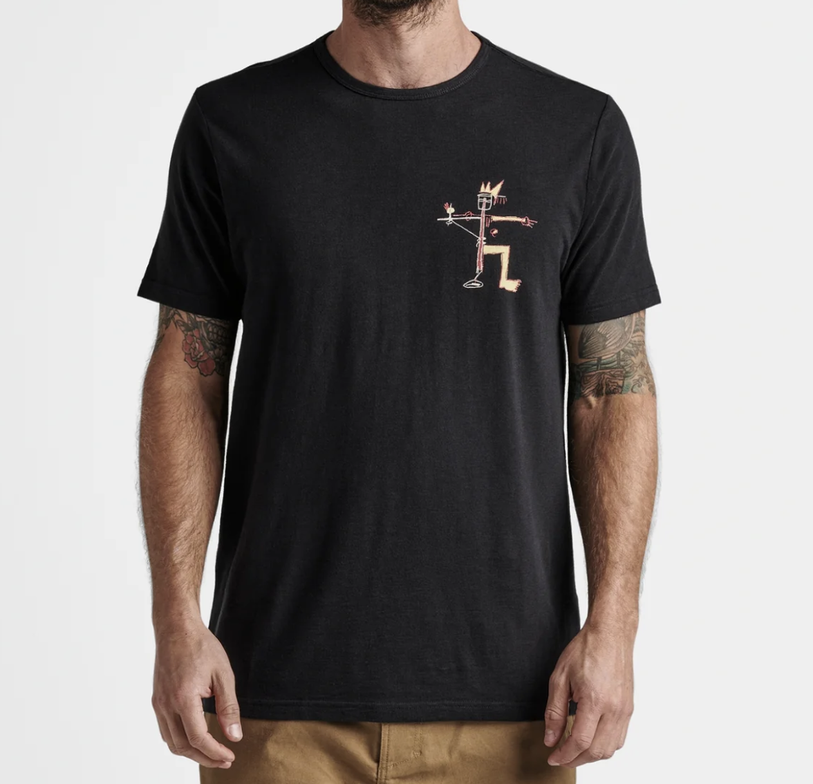 Camiseta Roark Basquiat Thesis - Black