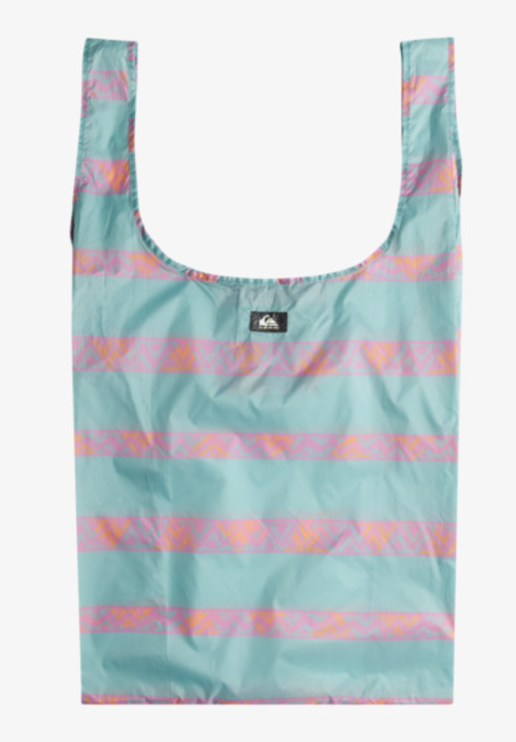 Bolsa De Playa Quiksilver Reusable - Marine Blue Heritage Stripe 64