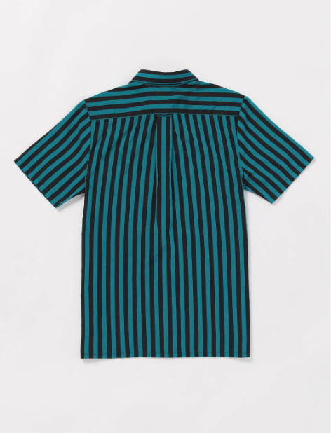 Camisa Volcom x Schroff Stripe - Dusty Aqua