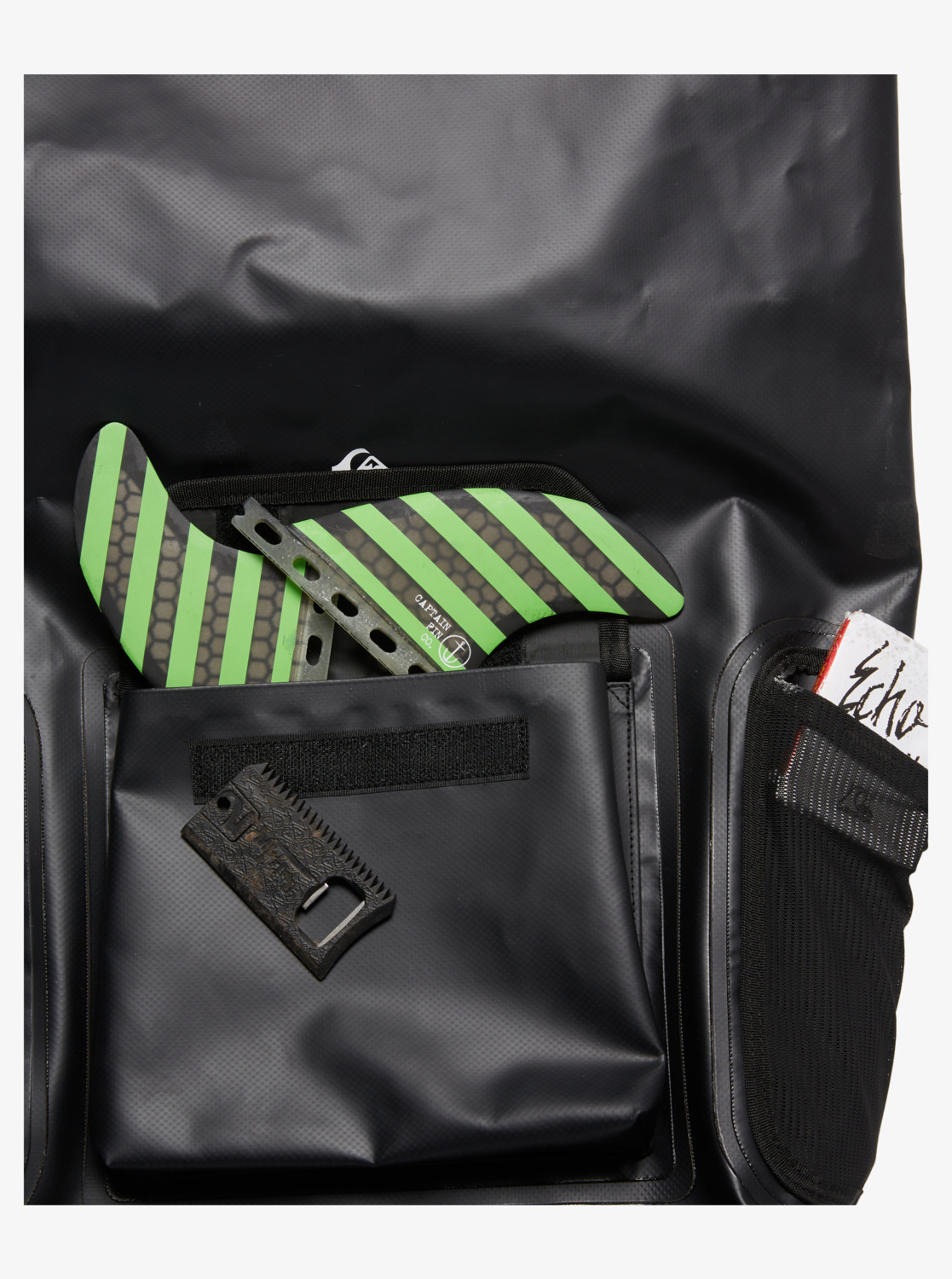 Mochila Quiksilver Sea Stash 20L - Black/Black
