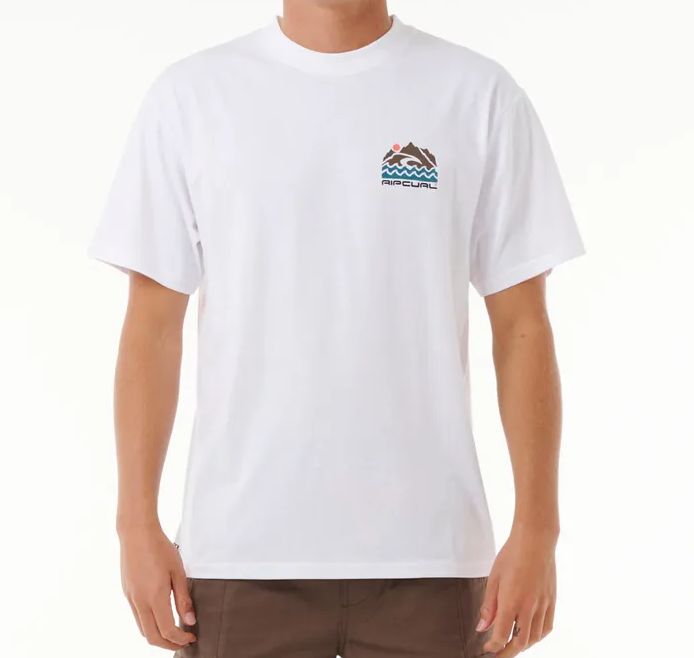 Camiseta Rip Curl Vaporcool Search Trek - White (1000)