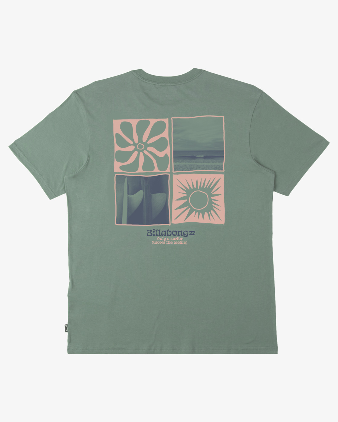 Camiseta Billabong Twin Fins - Sage (SAG)