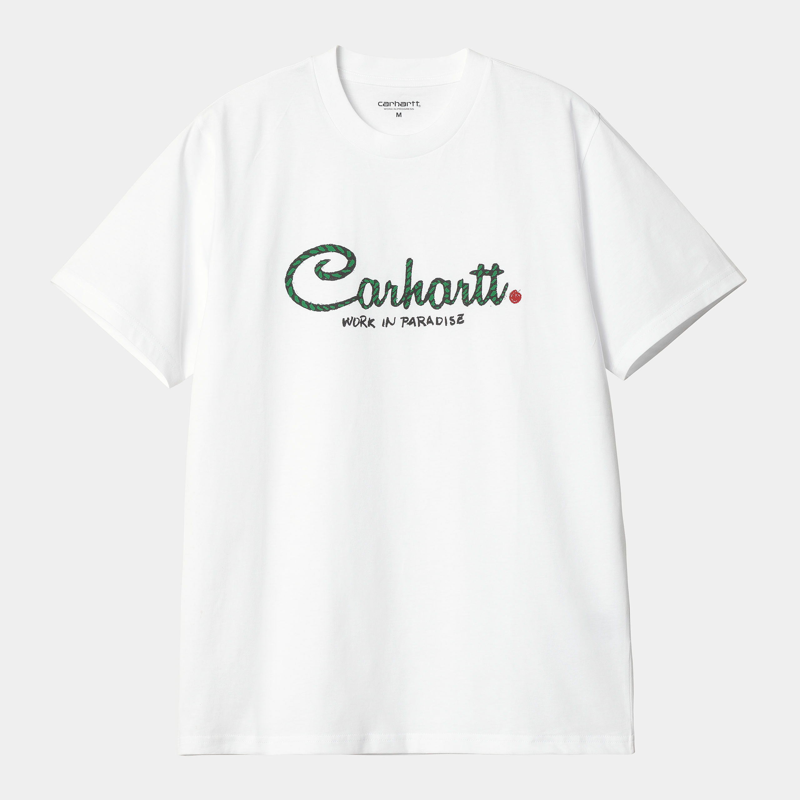 Camiseta Carhartt WIP Paradise Script - White