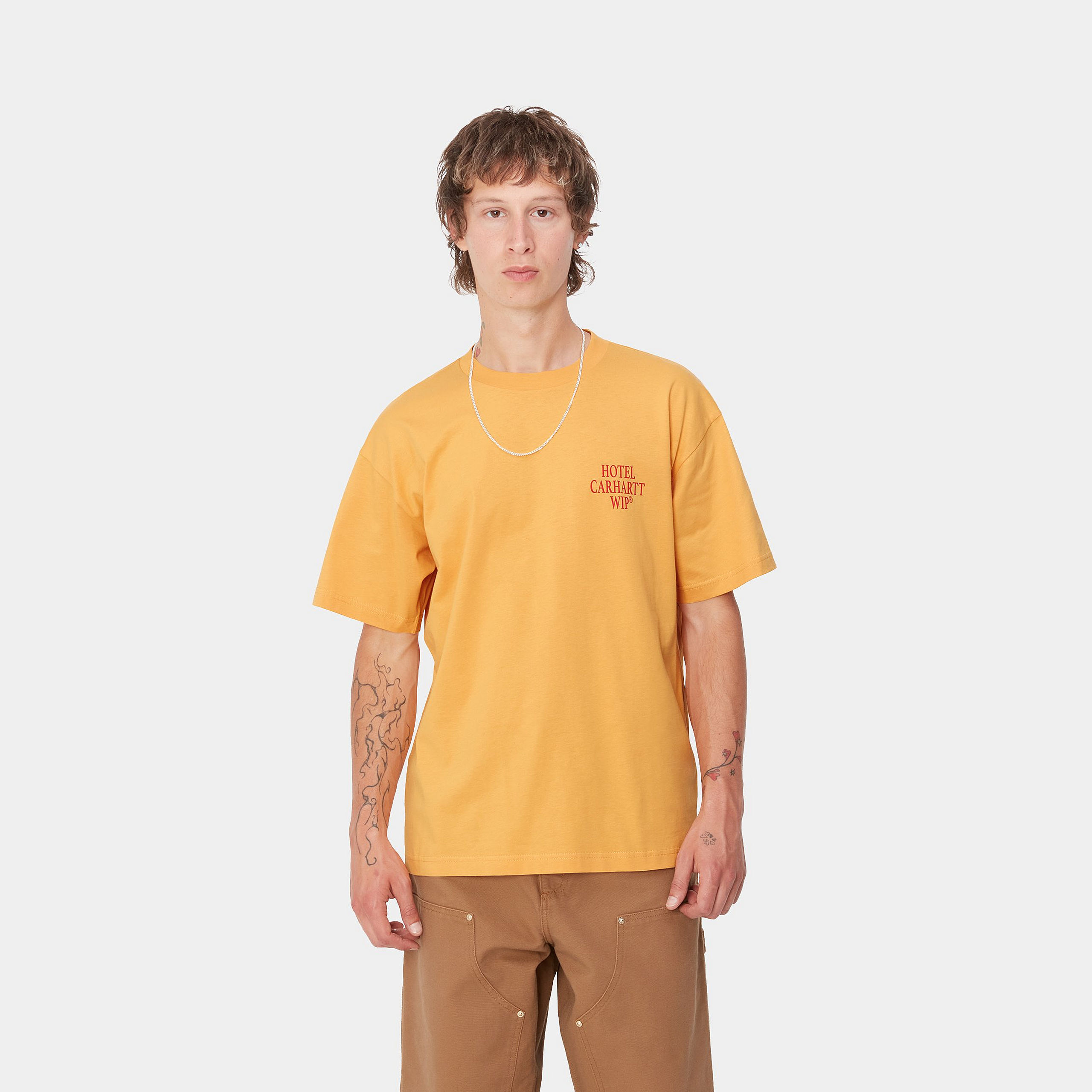 Camiseta Carhartt WIP Hotel Keys - Winter Spice/Red