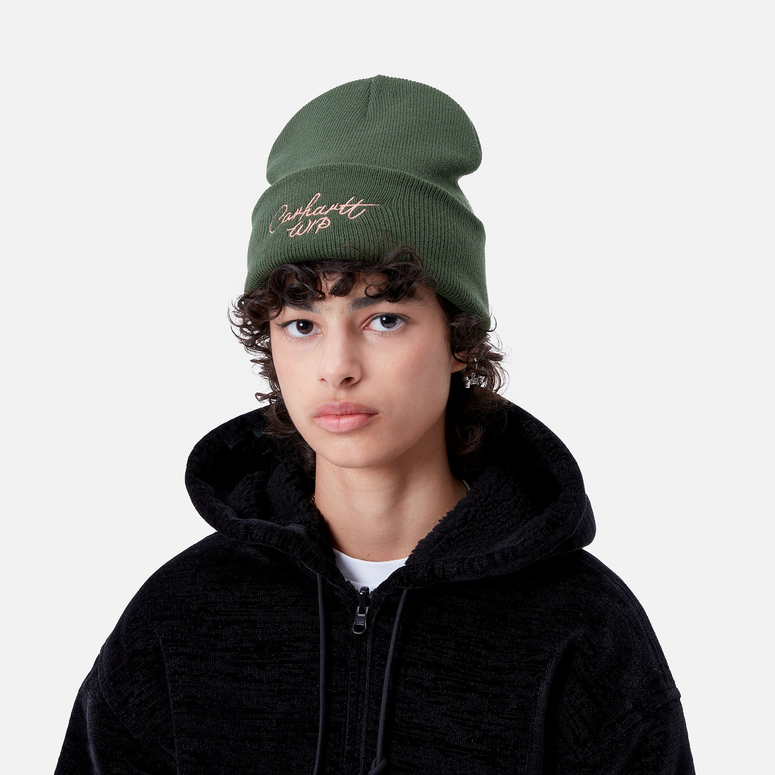 Gorro Carhartt WIP Signature Beanie - Sycamore Tree/Dusty Rose