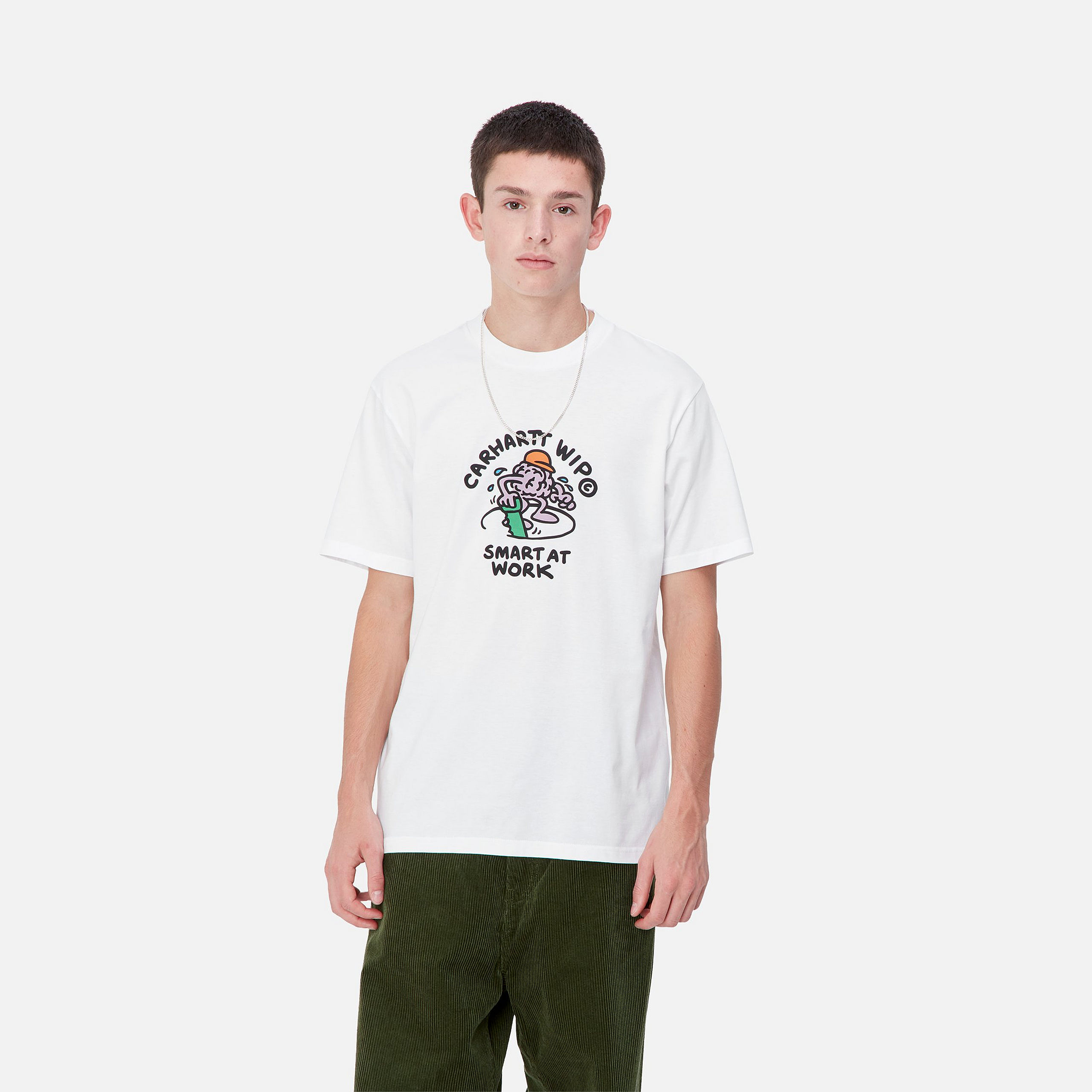 Camiseta Carhartt WIP Smart - White