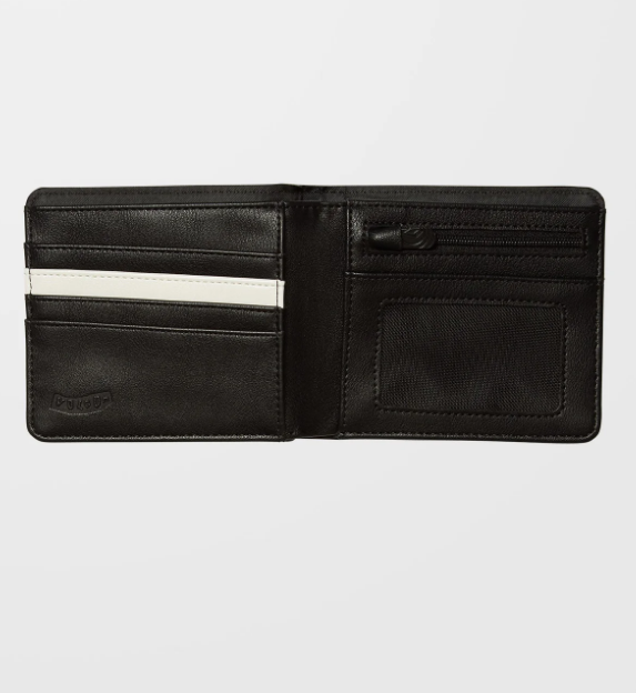 Cartera Grande Volcom Slim Stone - Black