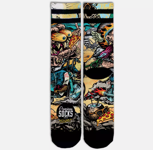 Calcetines American Socks AS Bike Monster
