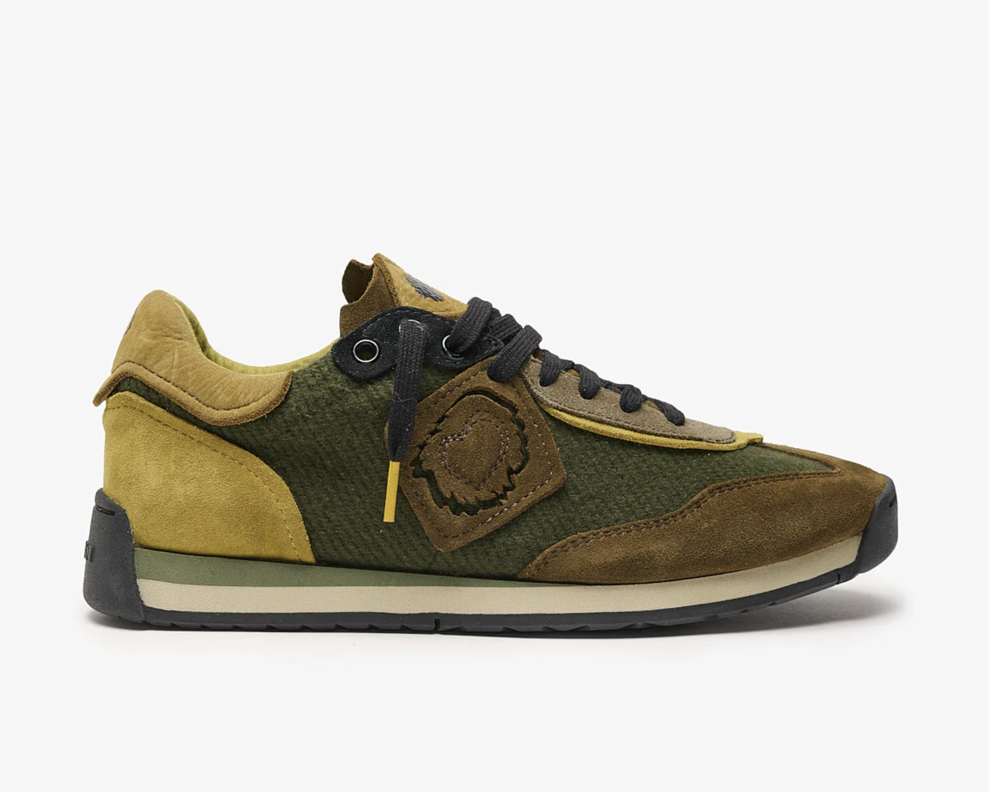 Zapatillas Satorisan Enso Twill Felt - Khaki Psychadelic