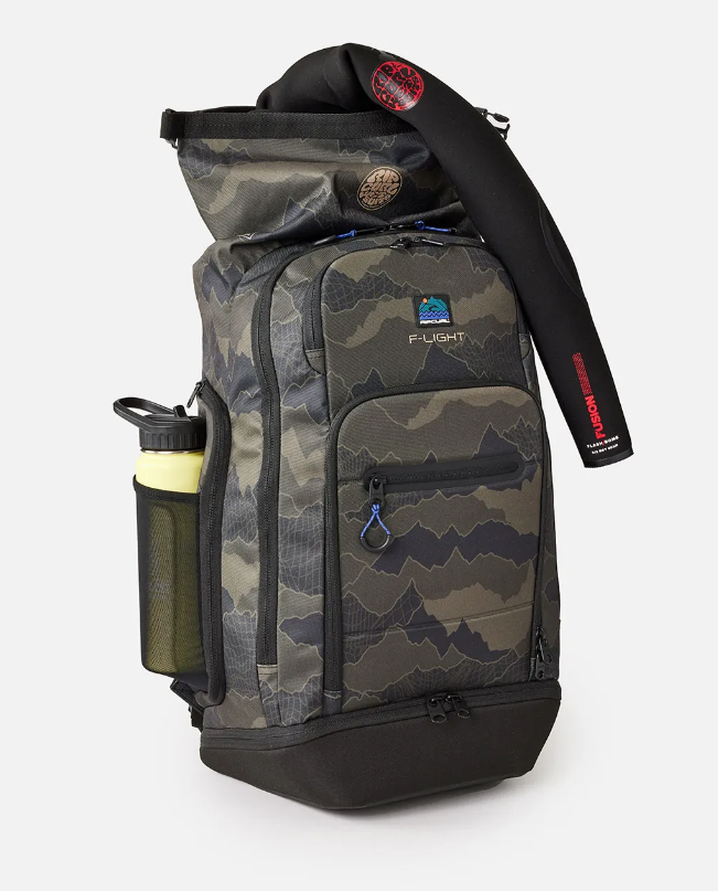 Mochila Rip Curl Search F-Light 45L Surf - Black/Olive