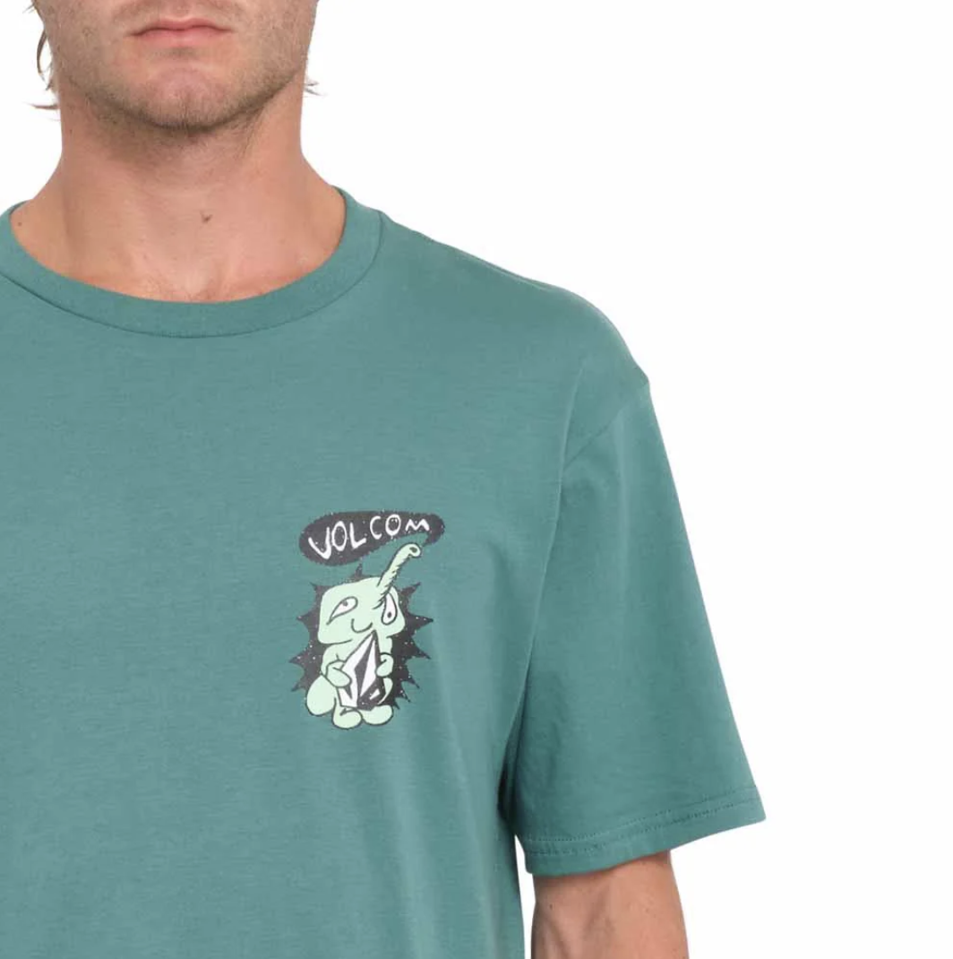 Camiseta Volcom Santi Stoned - Sea Green